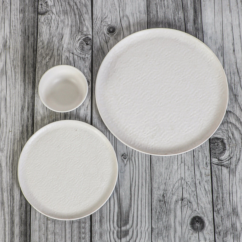 Dotura Melamine Dinner Set (White) - 24 Piece Set media 5