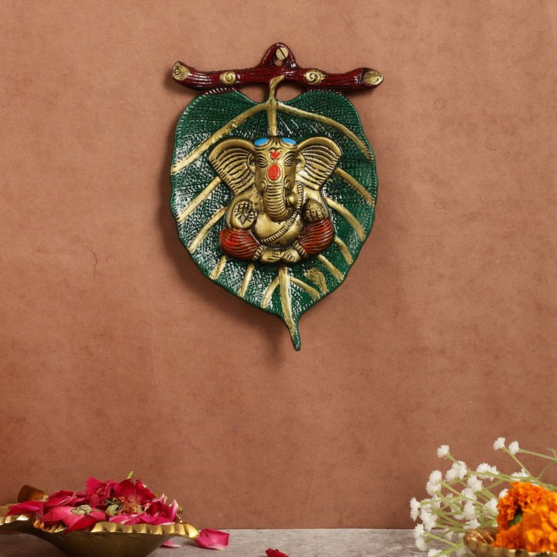 Vata Ganesh Aluminium Wall Accent