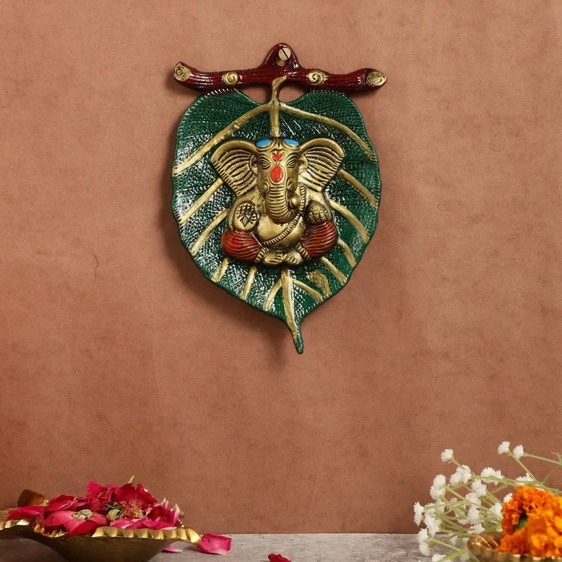 Vata Ganesh Aluminium Wall Accent media 1