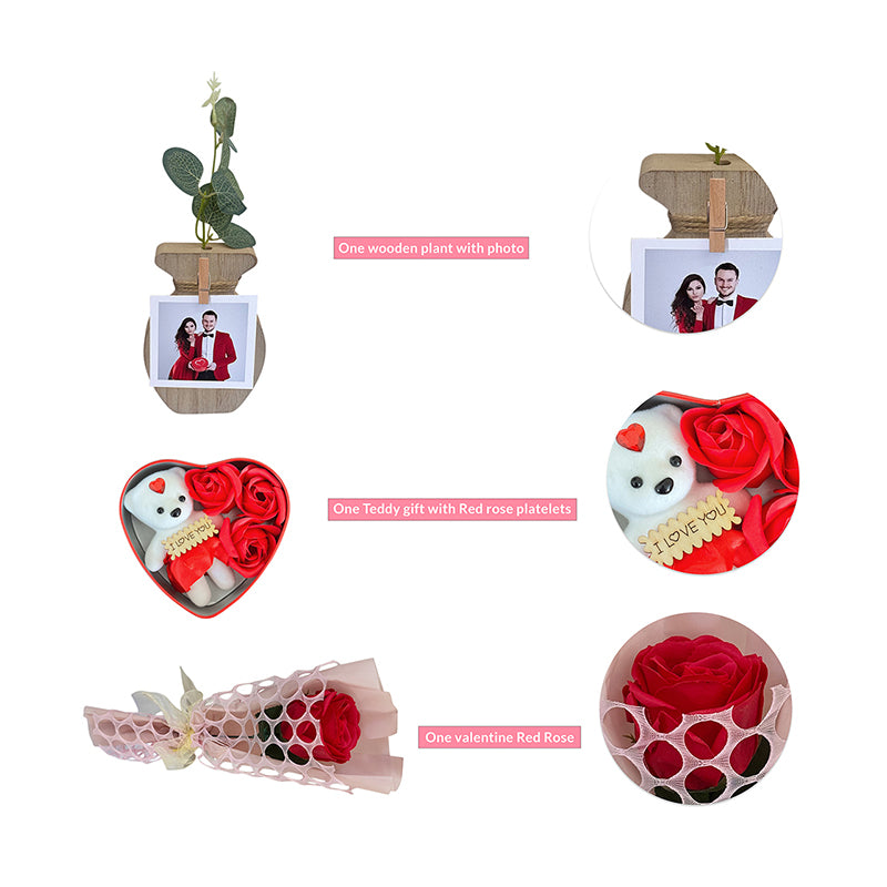 Amour Étoile Valentine's Gift Box (Red) - Three Piece Set media 4