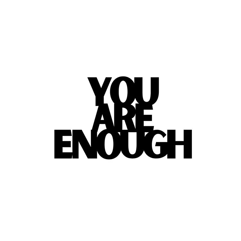 You Are Enough Iron Wall Accent media 3