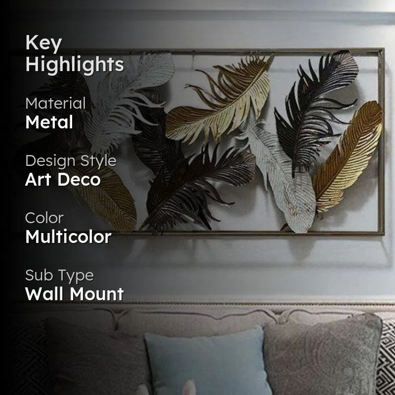 Folia Moderne Floral Metal Wall Accent media 2