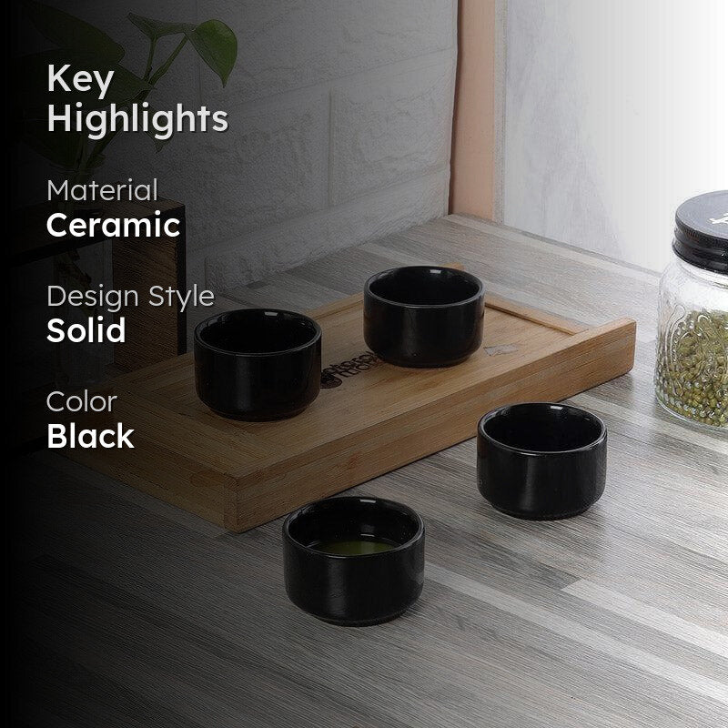 Penna Ceramic Dip Bowl - Set Of Four media 2