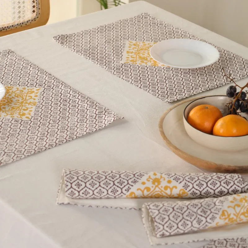 Contour Craft Canvas Table Mats - Set Of Six media 6