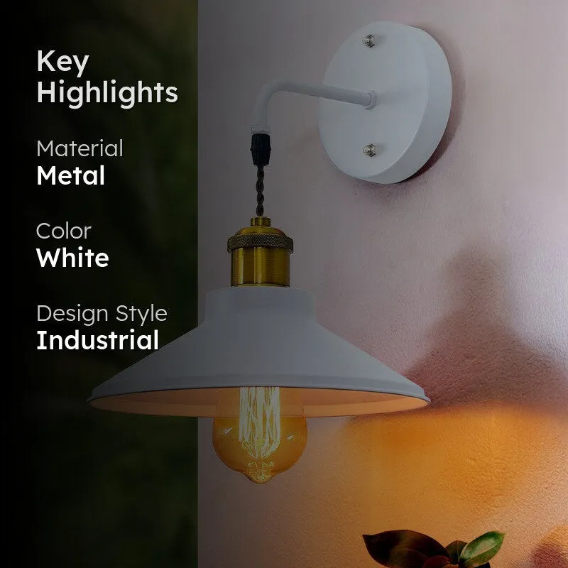 ZenithAura Metal Wall Lamp - White media 2