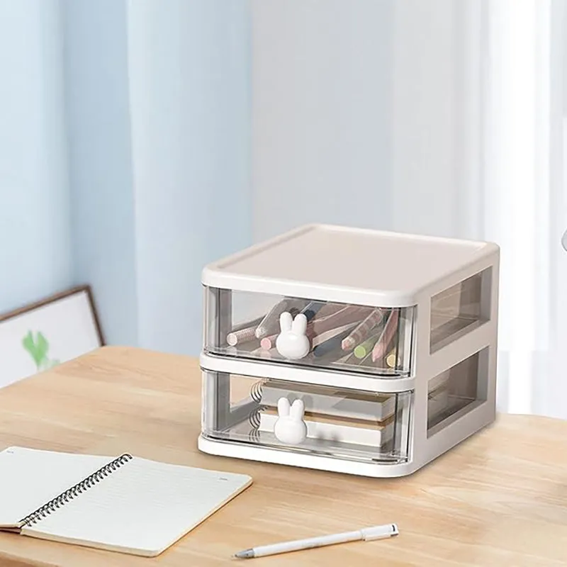 Stowly Two Tier Desk Organiser - White media 5