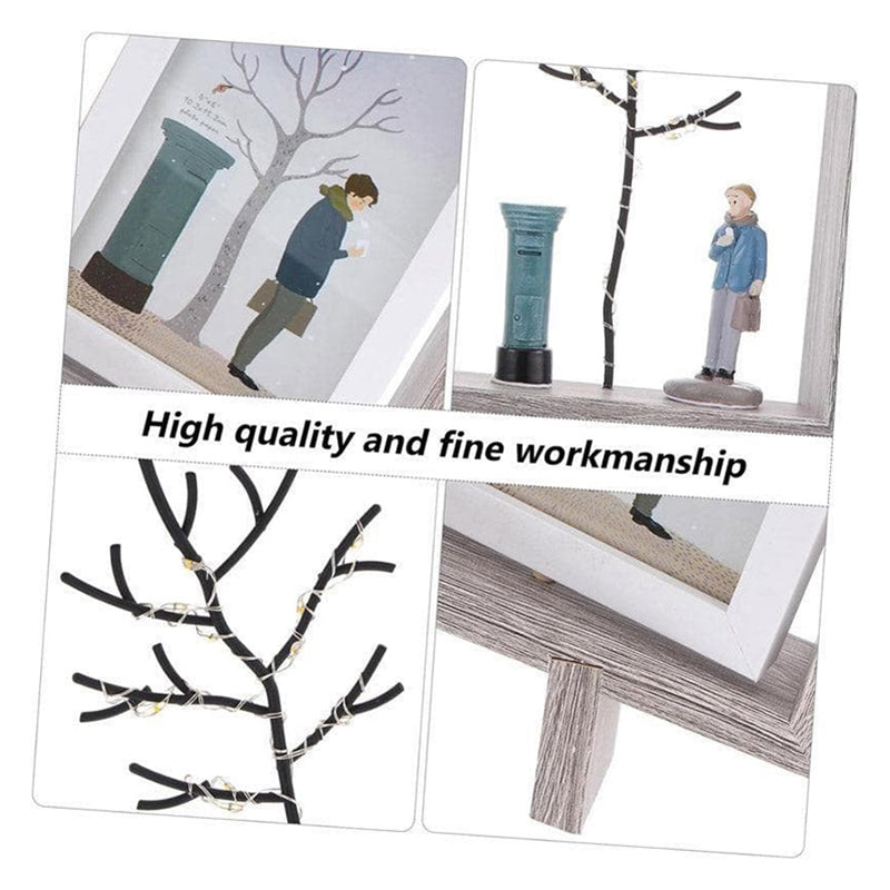 Boy Await Photo Frame With Led Light media 6