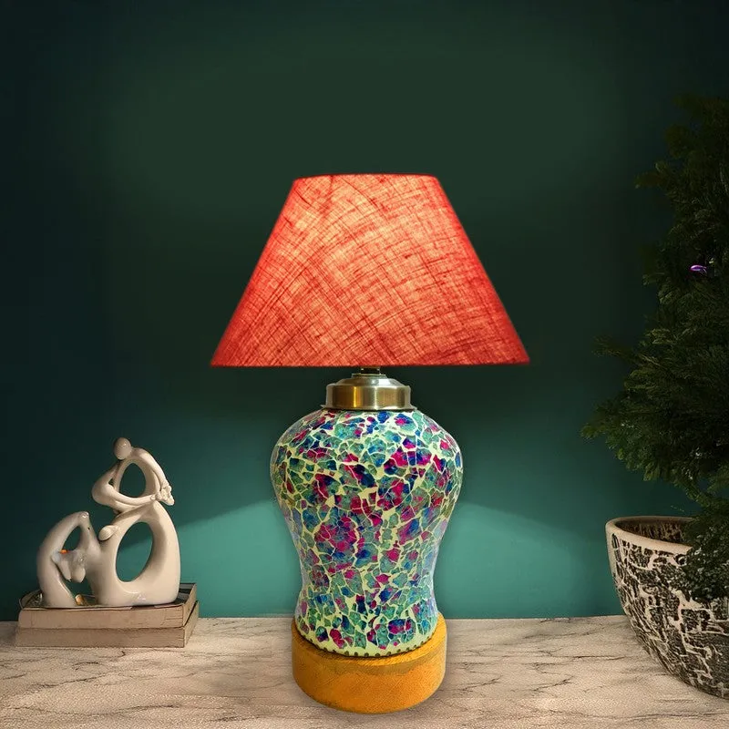 Ambon Wooden Table Lamp - Multicolor media 1