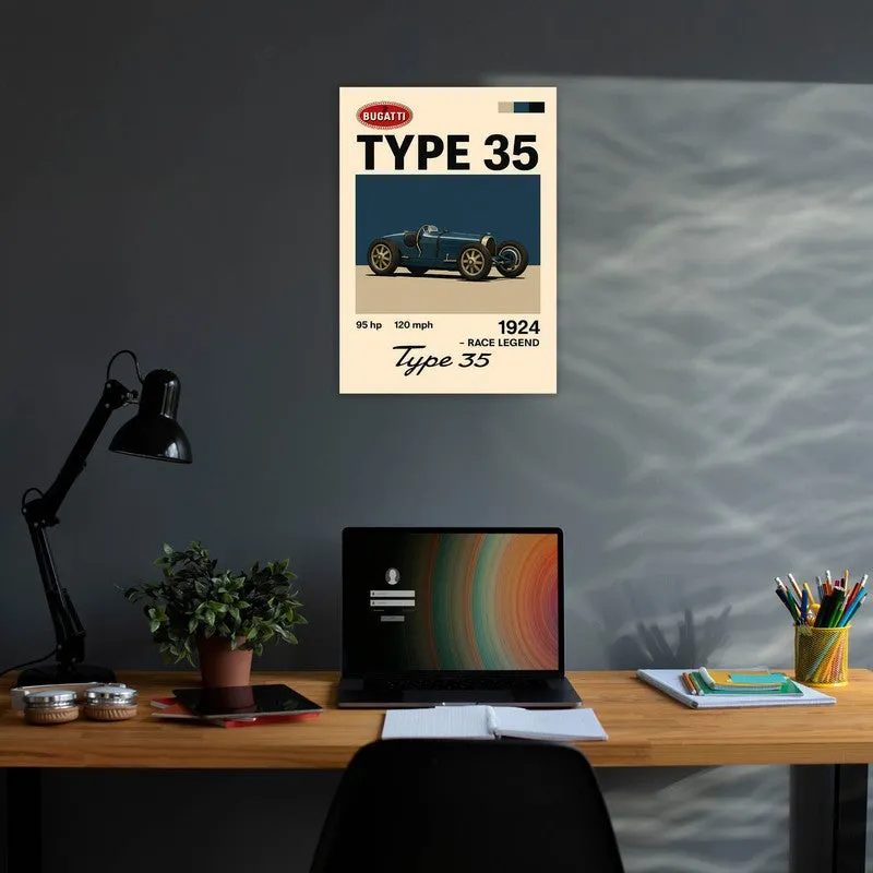 Bugatti Type 35 Wall Poster media 6