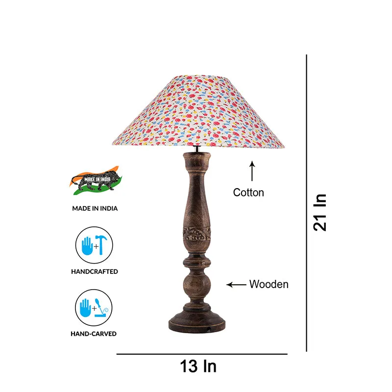Nihara Color Splash Fabric Table Lamp - Multicolor media 4