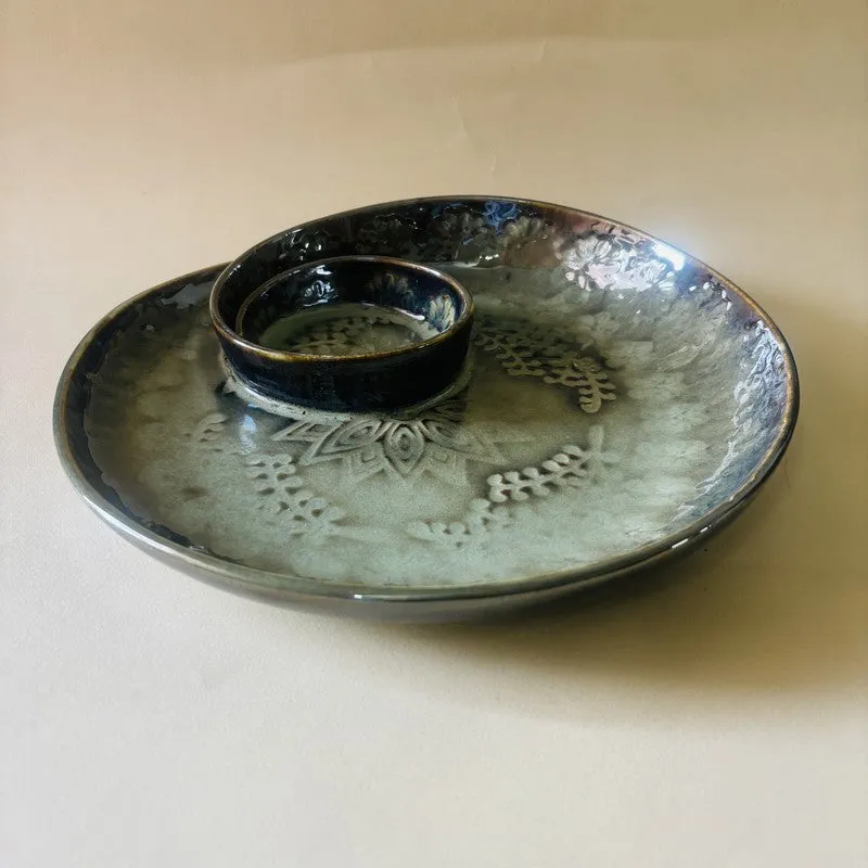 Ceramic Chip & Dip Platter media 4