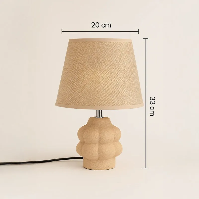 Monteluxe Cotton Table Lamp - Beige media 5