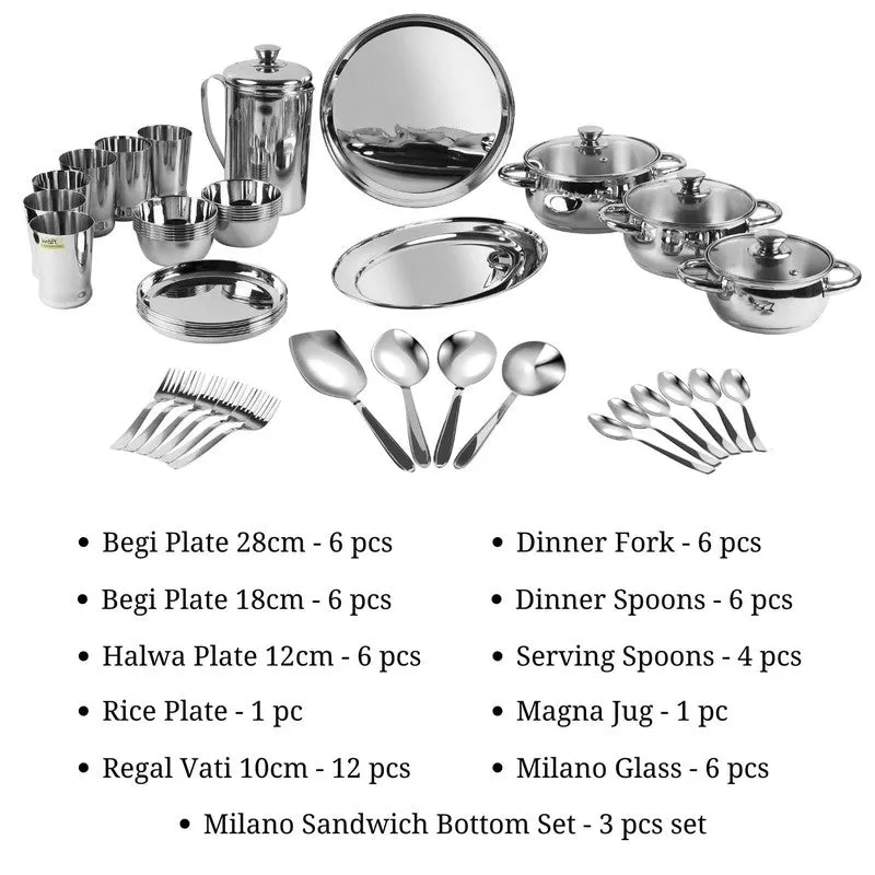 Kraft Myvora Myora Dinner Set - 58 Piece Set media 8