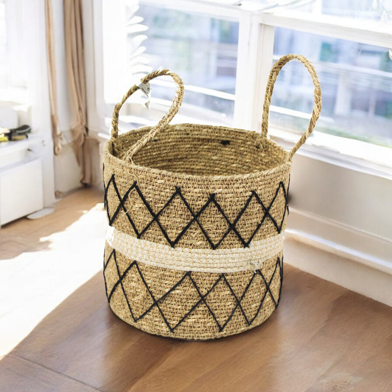 Raaya Sea Grass Natural Fiber Storage Basket