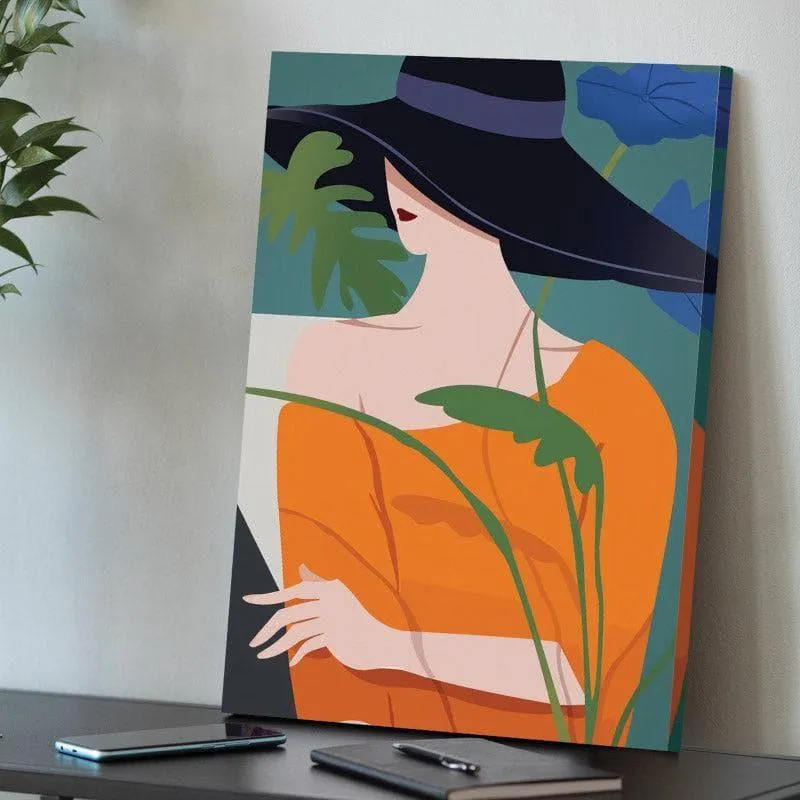 Feminine Peace Wall Painting media 3