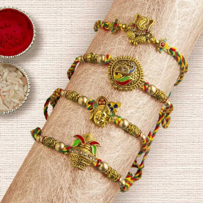 Threads Of Selflessness Rakhi Gift Box media 3