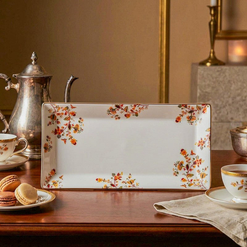 Painted Bloom Porcelain Platter