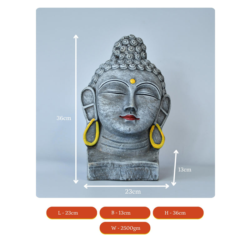 Virtuous Budhha Terracotta Idol image 6