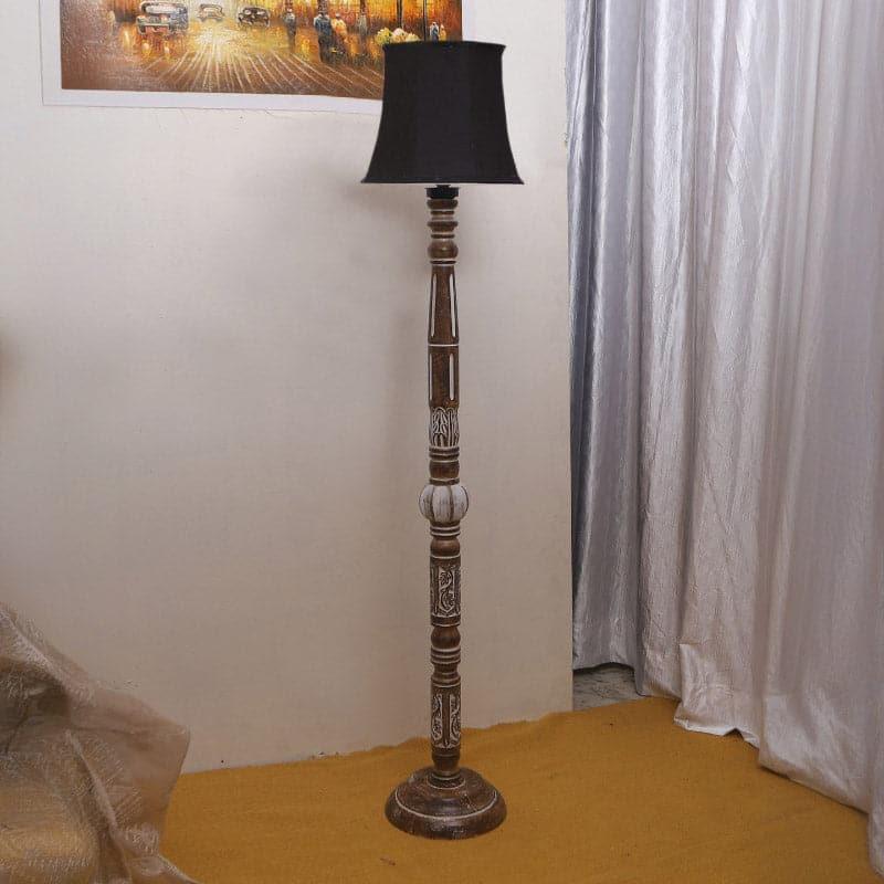 Colton Cone Floor Lamp - Black media 3
