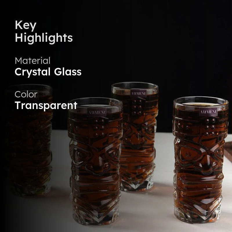 Tiki Tribe Tower Glass (440 ml) - Set Of Four media 2