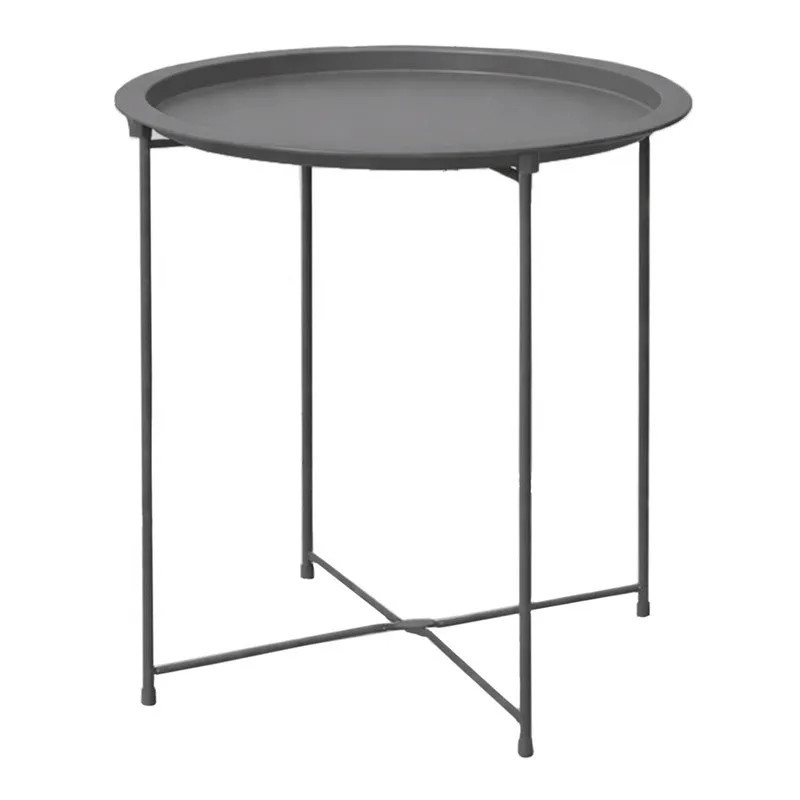 Cedar Metal Side Table - Dark Grey media 3