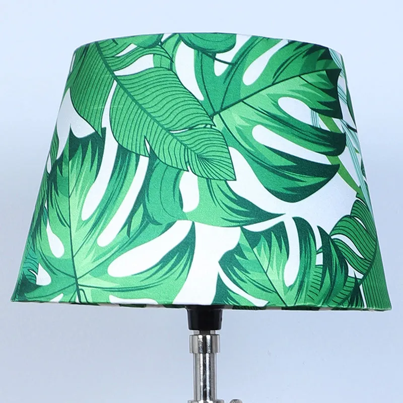 Kaizen Printed Tripod Mango Wood Table Lamp - Green,White,Black media 4