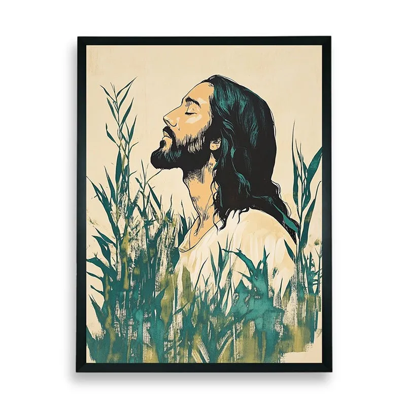 Contemplation Of Christ Wall Art With Resin Frame media 7