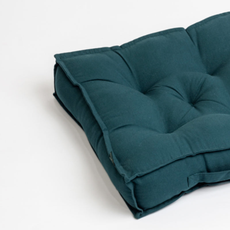 Tara Floor Cushion (Botanical Green) - Set Of Two media 3