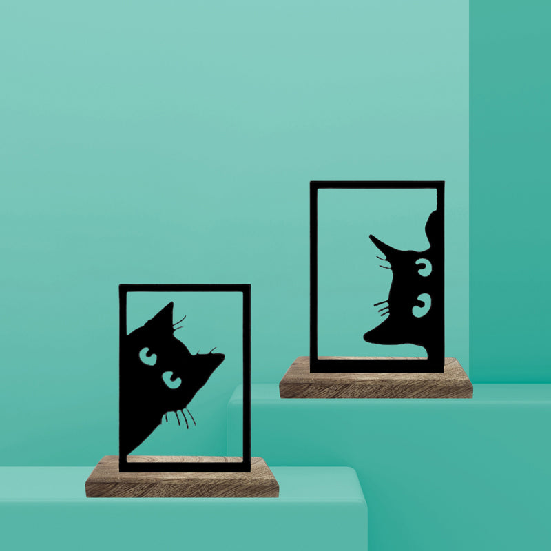 Peek (A - Meoow Showpiece) - Set Of Two