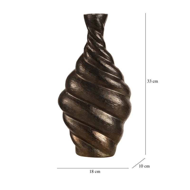 Symfora Aluminium Vase - Black media 7
