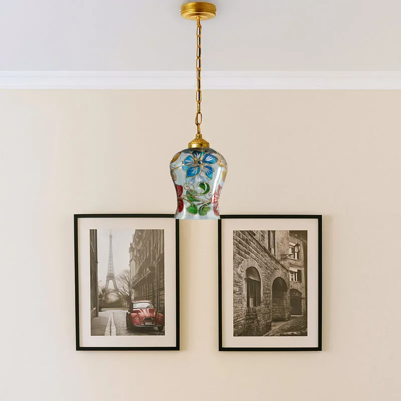 Mosaic Garden Glass Ceiling Lamp media 3