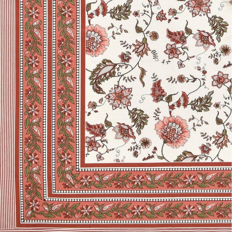 Kanhara Floral Cotton Bedsheet - 124 TC media 5