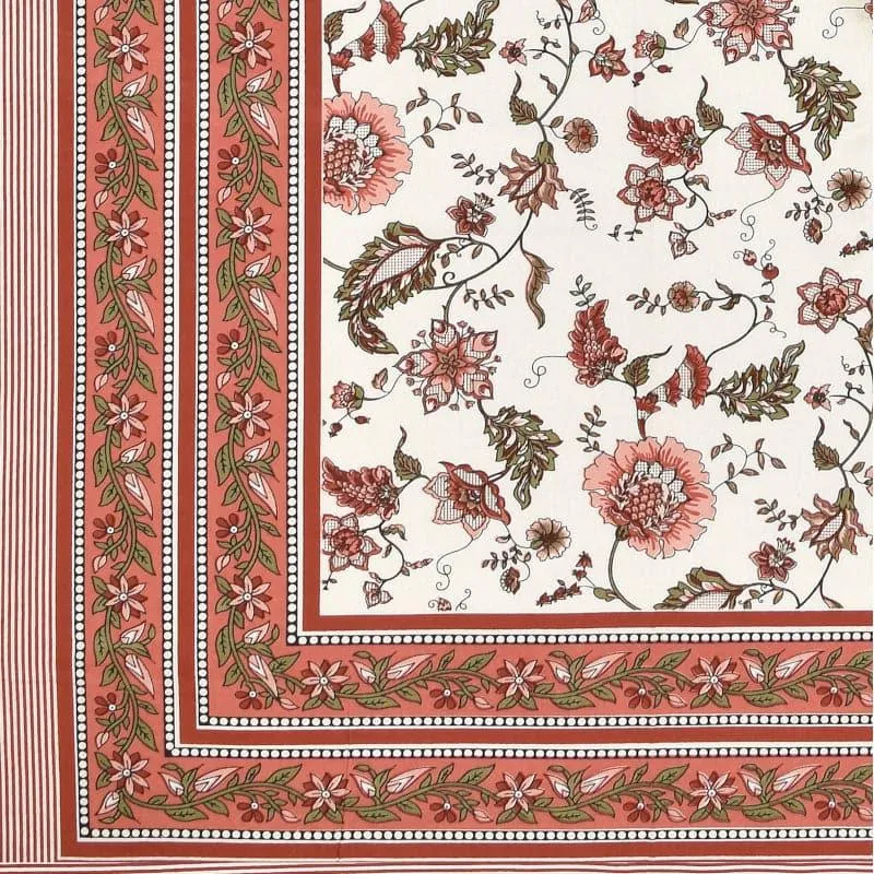 Kanhara Floral Cotton Bedsheet - 124 TC media 5