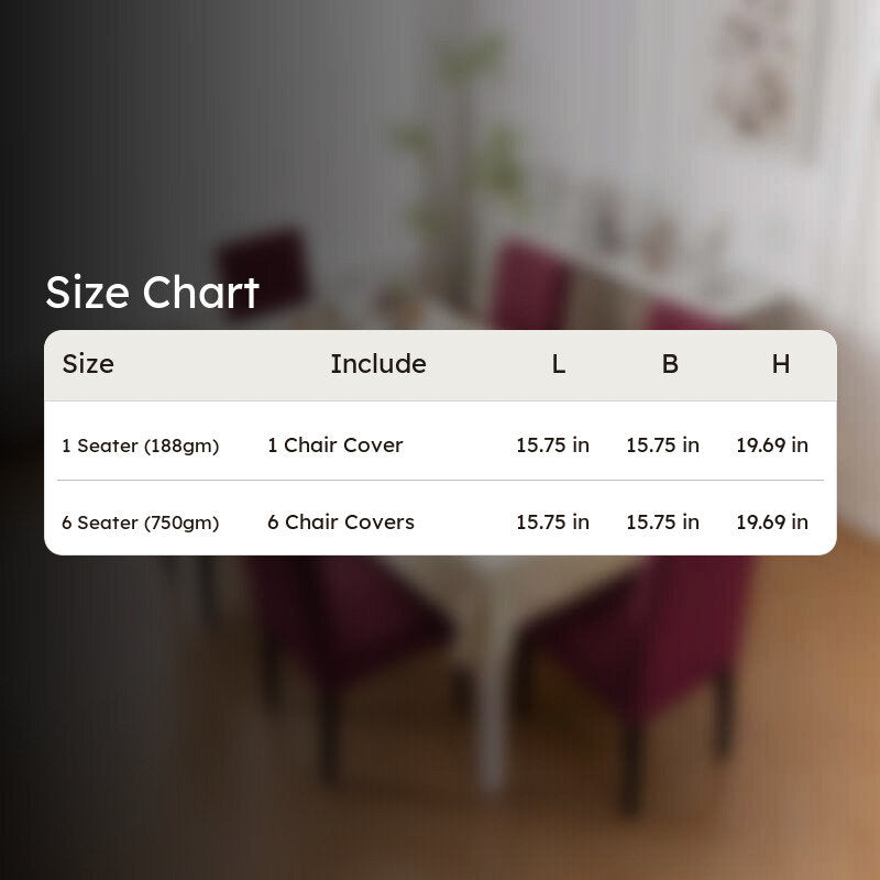 Elvra Classic Chair Cover-Maroon media 7