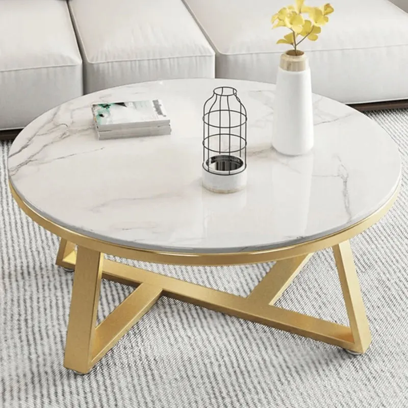 Angla Accent Table with Marble Top media 3