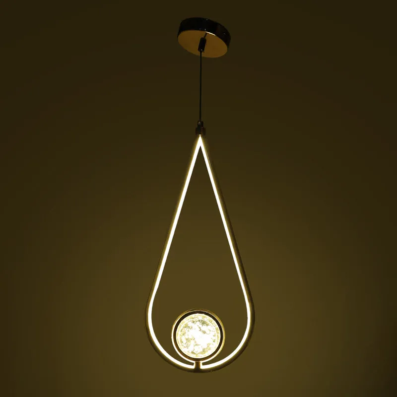Hailera Iron Ceiling Lamp - Abstract media 1