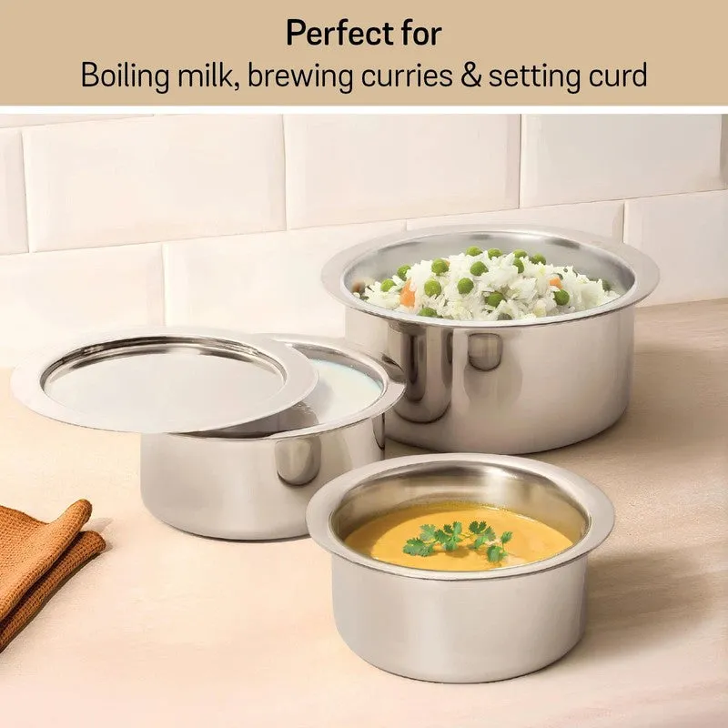 Meyer Stainless Steel Pateela with Lid - 3950 mL media 10