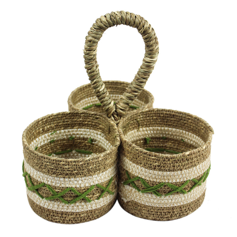 Araiya I Sea Grass Natural Fiber Storage Basket media 5