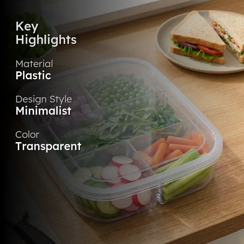 5 Grid Storage Plastic Containers - 250 mL media 2