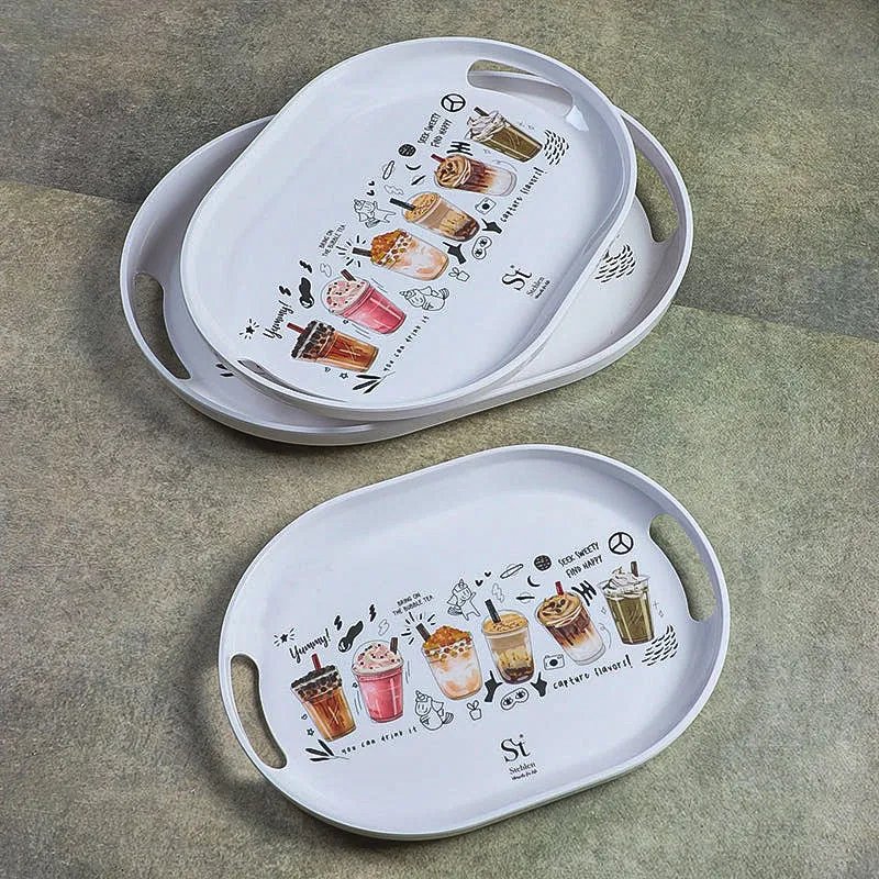Boba Party Melamine Serving Tray - Set Of Three media 4