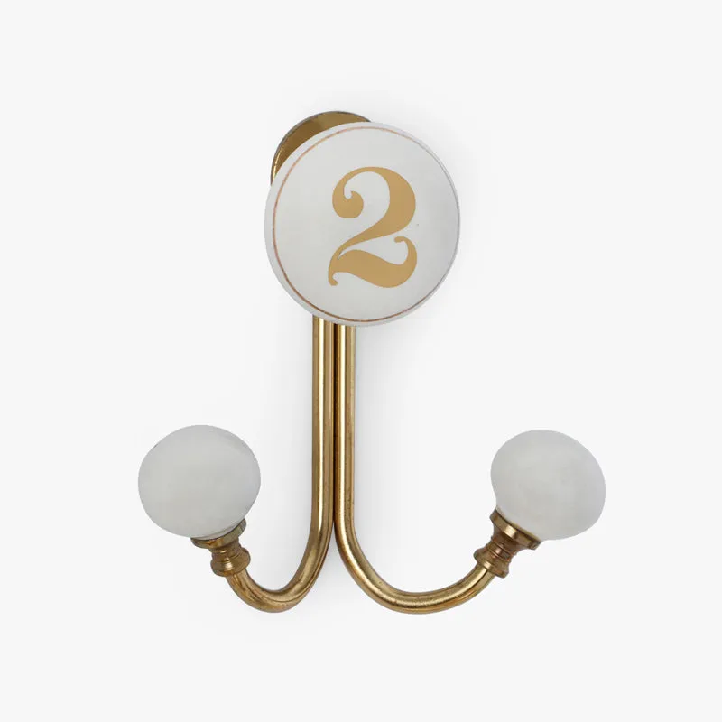 Numerical 2 Filigree Wall Hook media 3