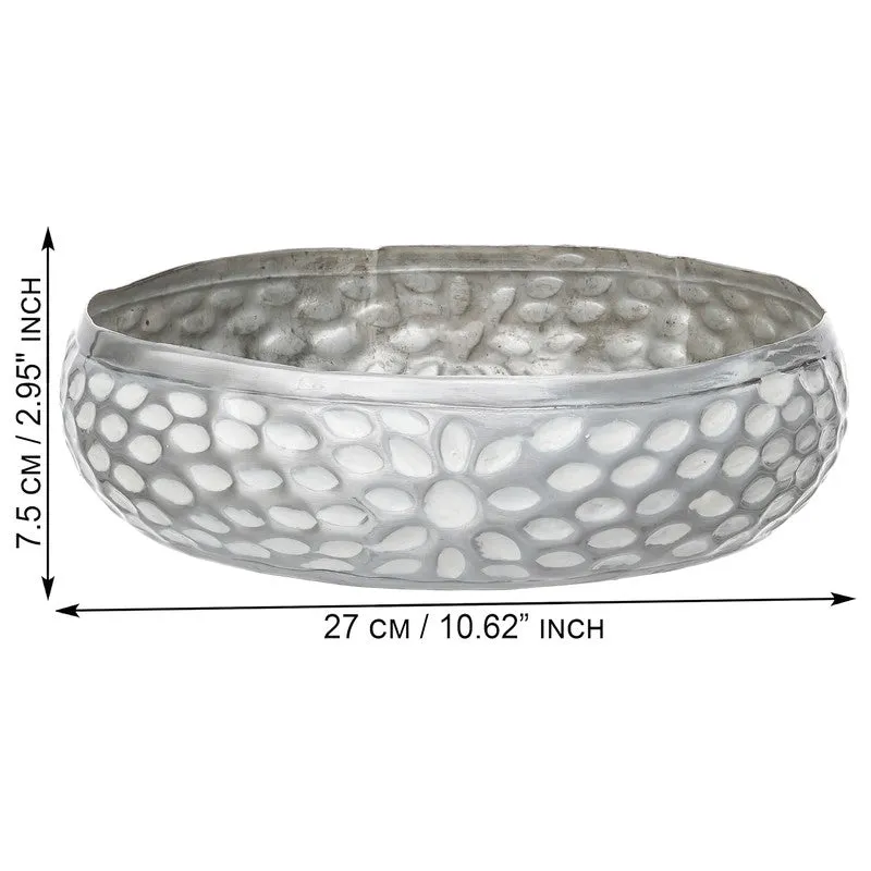Luxe Mosaic Metal Urli - Silver media 9