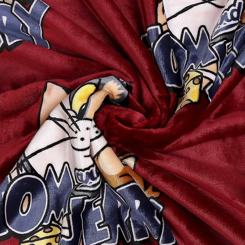 Monte Carlo Whimsical Whiskers Blanket - 553 GSM media 5