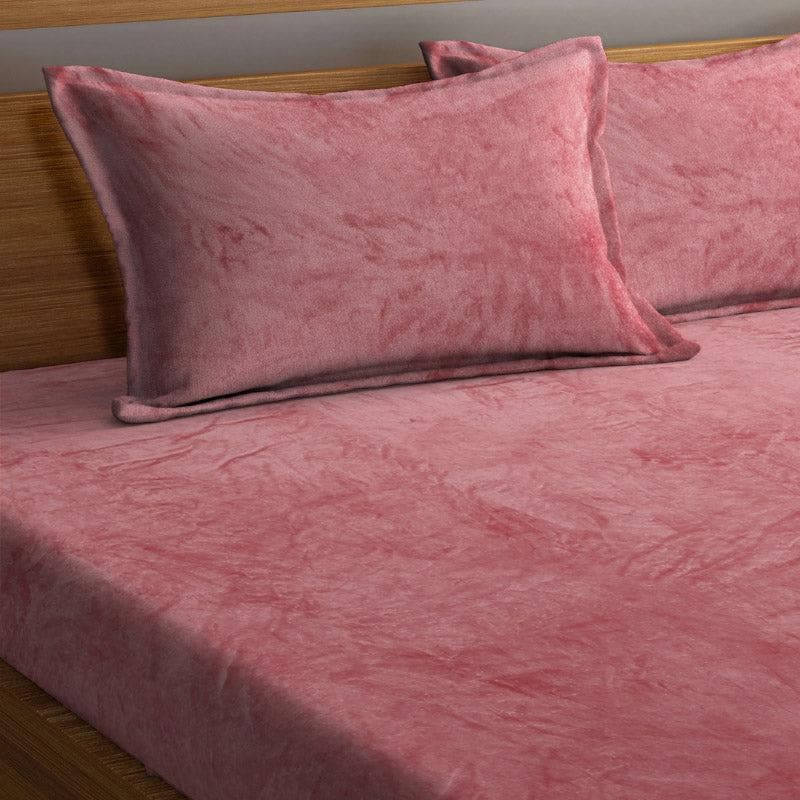 Pristine Charm Warm Wool Bedsheet (Rust) - 150 GSM media 4