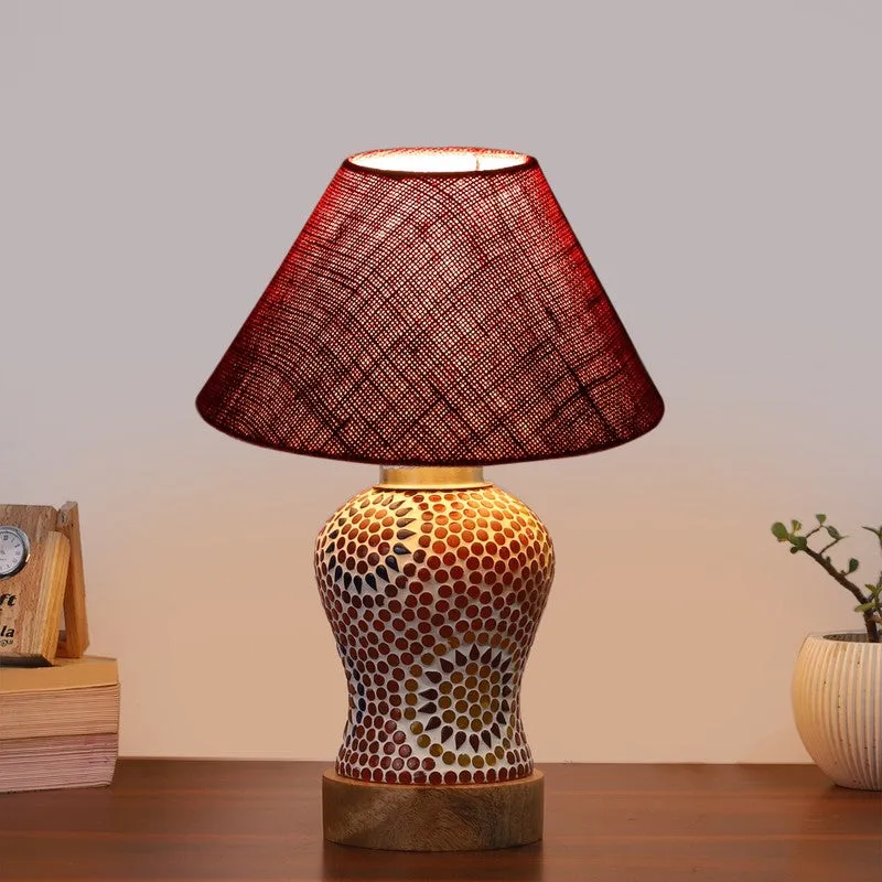 Canvra Wooden Table Lamp - Multicolor media 3