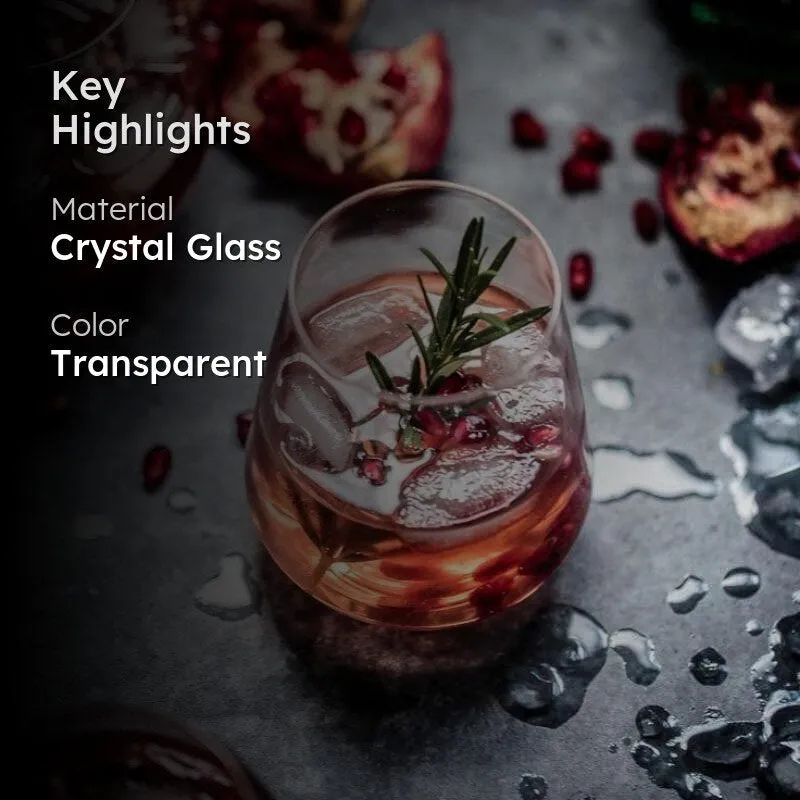 Jasper Bohemia Crystal Red Wine Glasses (290 ML) - Set Of Six media 2