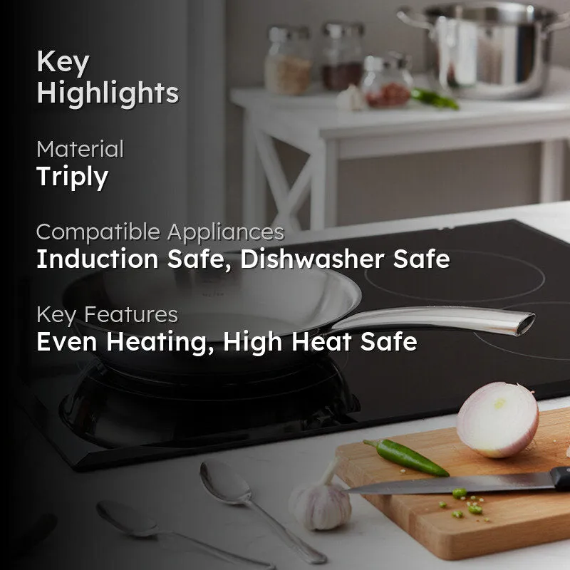 Bergner Induction Safe Frying Pan - 1000 ml/8 Inches media 2