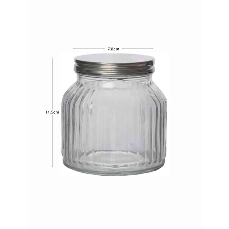 Reveto Storage Jar with Metal Lid (710 mL Each) - Set of Three media 5