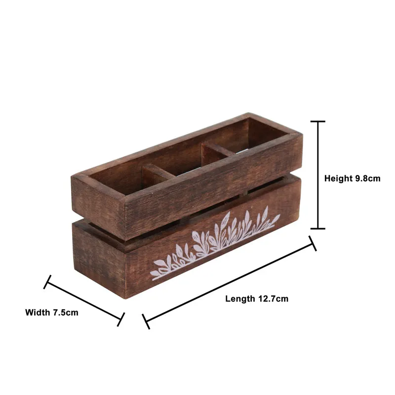 Nara Wooden Cutlery Holder media 5