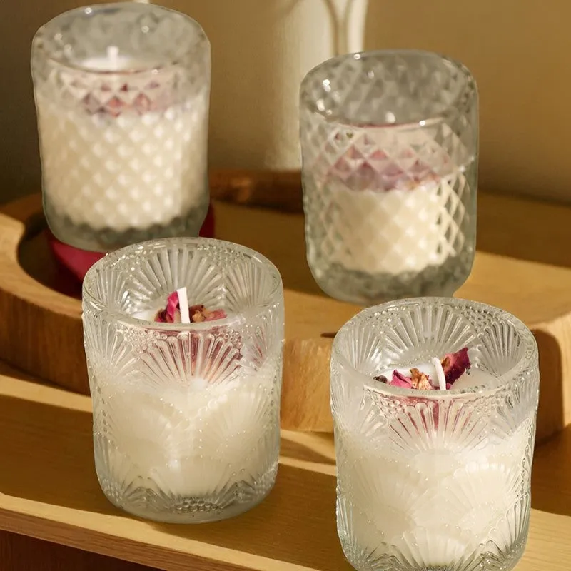 Marble Aura Candle - Set Of Four media 3